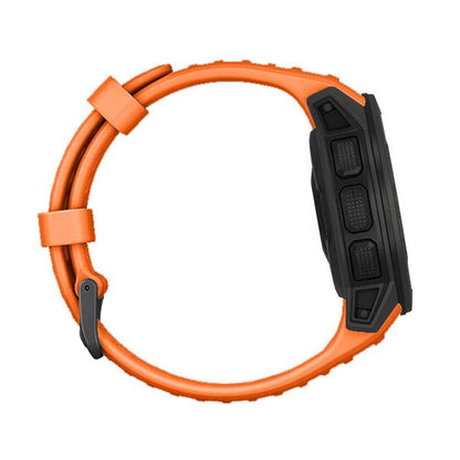 Silicone Watch Band for Garmin Instinct 22mm, Host not Included(Orange) - Watch Bands by buy2fix | Online Shopping UK | buy2fix