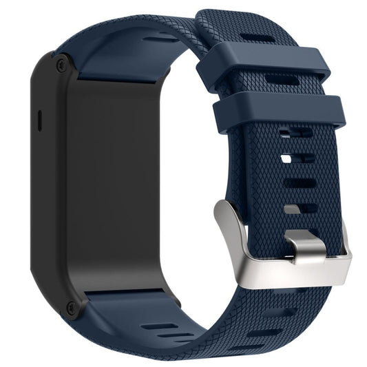 Silicone Sport Watch Band for Garmin Vivoactive HR(Dark Blue) - Watch Bands by buy2fix | Online Shopping UK | buy2fix