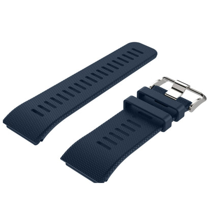 Silicone Sport Watch Band for Garmin Vivoactive HR(Dark Blue) - Watch Bands by buy2fix | Online Shopping UK | buy2fix