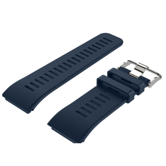 Silicone Sport Watch Band for Garmin Vivoactive HR(Dark Blue) - Watch Bands by buy2fix | Online Shopping UK | buy2fix
