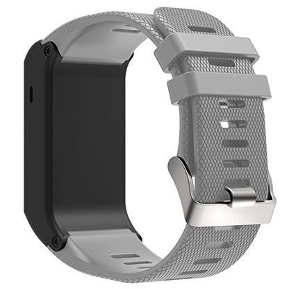 Silicone Sport Watch Band for Garmin Vivoactive HR(Grey) - Watch Bands by buy2fix | Online Shopping UK | buy2fix