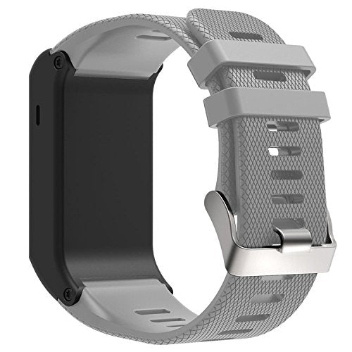 Silicone Sport Watch Band for Garmin Vivoactive HR(Grey) - Watch Bands by buy2fix | Online Shopping UK | buy2fix