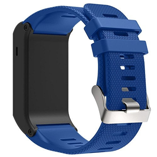 Silicone Sport Watch Band for Garmin Vivoactive HR(Blue) - Watch Bands by buy2fix | Online Shopping UK | buy2fix