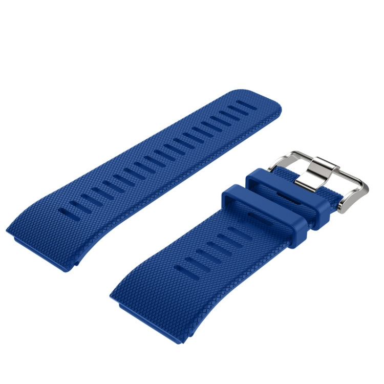Silicone Sport Watch Band for Garmin Vivoactive HR(Blue) - Watch Bands by buy2fix | Online Shopping UK | buy2fix