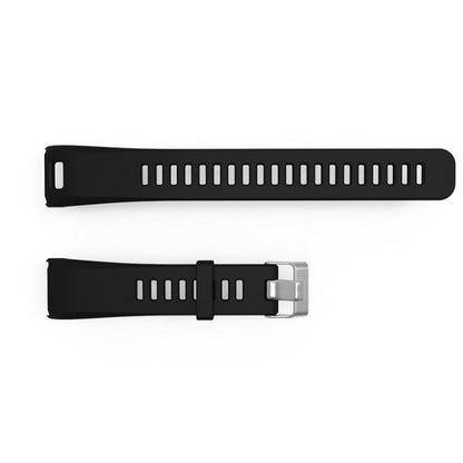 Silicone Sport Watch Band for Garmin Vivosmart HR(Black) - Watch Bands by buy2fix | Online Shopping UK | buy2fix