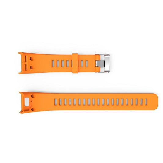 Silicone Sport Watch Band for Garmin Vivosmart HR(Orange) - Watch Bands by buy2fix | Online Shopping UK | buy2fix