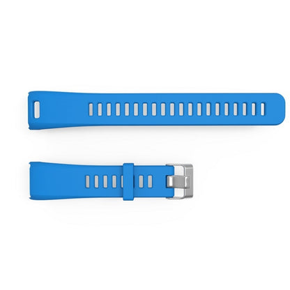 Silicone Sport Watch Band for Garmin Vivosmart HR(Blue) - Watch Bands by buy2fix | Online Shopping UK | buy2fix