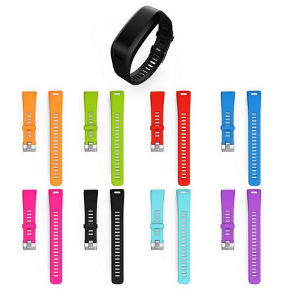 Silicone Sport Watch Band for Garmin Vivosmart HR(Blue) - Watch Bands by buy2fix | Online Shopping UK | buy2fix