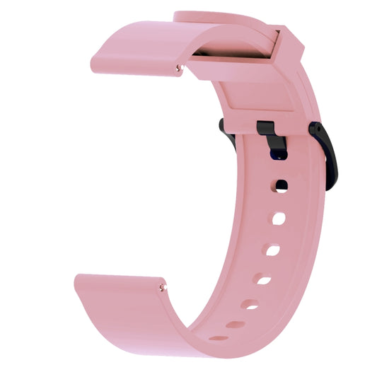 Silicone Glossy Sport Watch Band for Huami Amazfit Bip Lite Version 20mm(Pink) - Watch Bands by buy2fix | Online Shopping UK | buy2fix