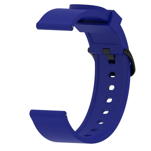 Silicone Glossy Sport Watch Band for Huami Amazfit Bip Lite Version 20mm(Blue) - Watch Bands by buy2fix | Online Shopping UK | buy2fix