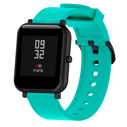 Silicone Glossy Sport Watch Band for Huami Amazfit Bip Lite Version 20mm(Mint Green) - Watch Bands by buy2fix | Online Shopping UK | buy2fix