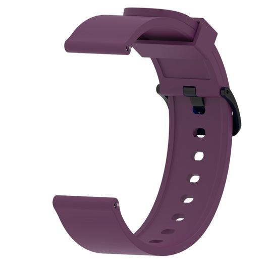 Silicone Glossy Sport Watch Band for Huami Amazfit Bip Lite Version 20mm(Purple) - Watch Bands by buy2fix | Online Shopping UK | buy2fix