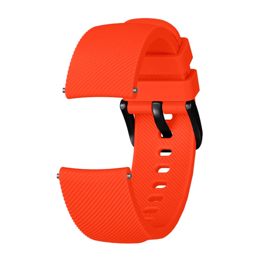 Crazy Horse Texture Silicone Watch Band for Huami Amazfit Bip Lite Version 20mm(Coral) - Watch Bands by buy2fix | Online Shopping UK | buy2fix