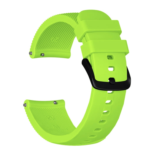 Crazy Horse Texture Silicone Watch Band for Huami Amazfit Bip Lite Version 20mm(Green) - Watch Bands by buy2fix | Online Shopping UK | buy2fix