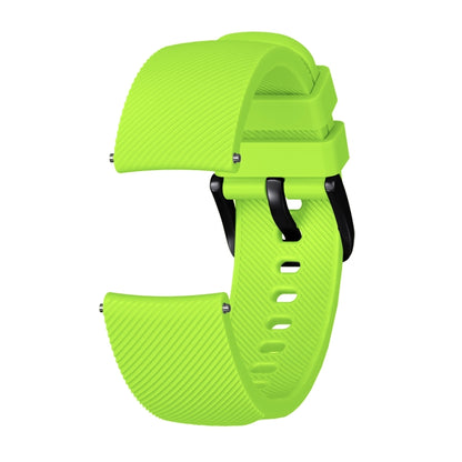 Crazy Horse Texture Silicone Watch Band for Huami Amazfit Bip Lite Version 20mm(Green) - Watch Bands by buy2fix | Online Shopping UK | buy2fix
