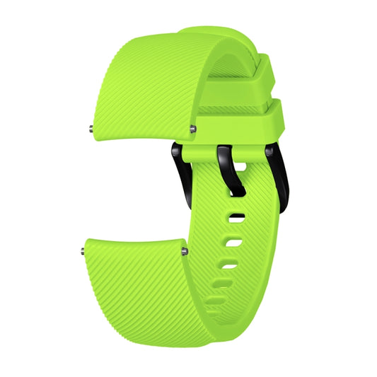 Crazy Horse Texture Silicone Watch Band for Huami Amazfit Bip Lite Version 20mm(Green) - Watch Bands by buy2fix | Online Shopping UK | buy2fix