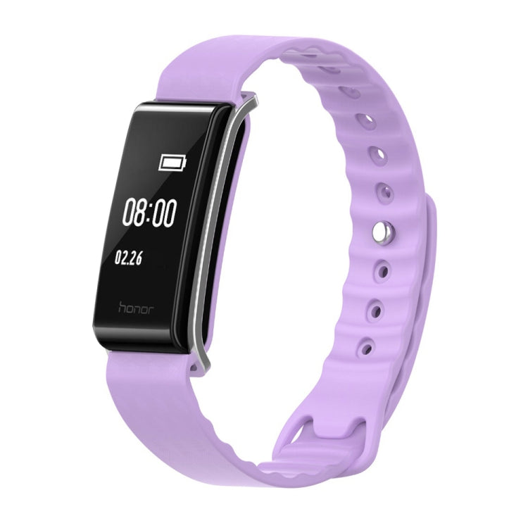 Silicone Watch Band for Huawei Honor A2(Purple) by buy2fix