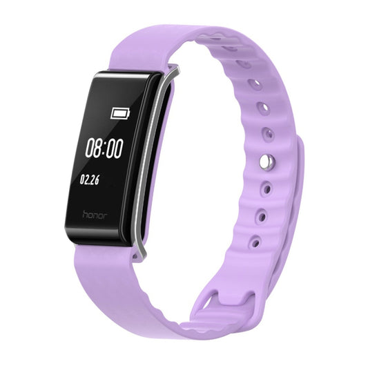 Silicone Watch Band for Huawei Honor A2(Purple) by buy2fix
