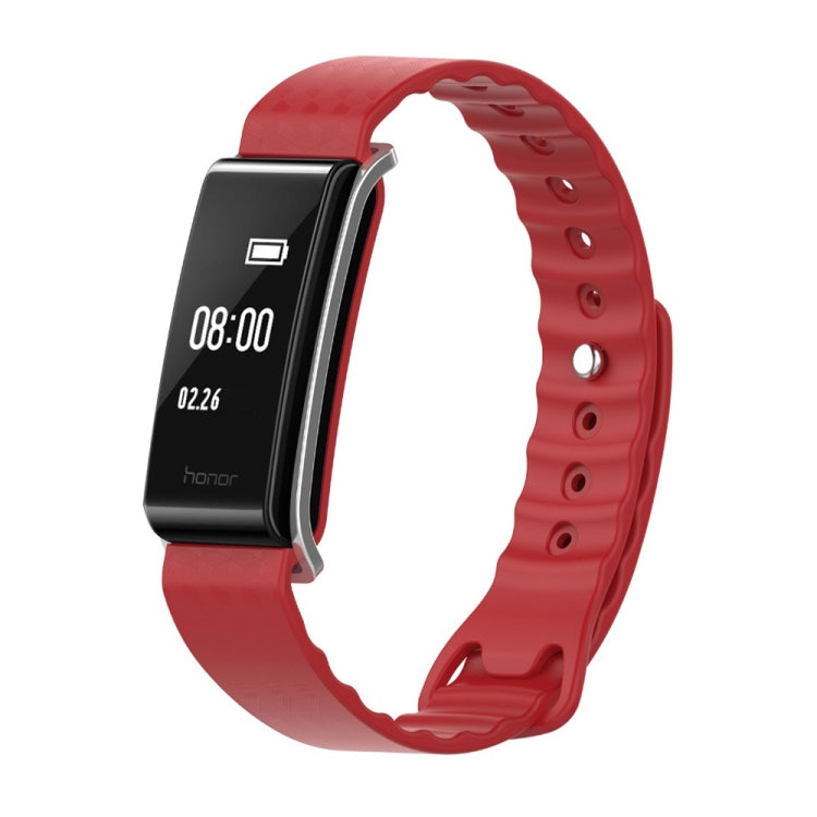 Silicone Watch Band for Huawei Honor A2(Red) by buy2fix