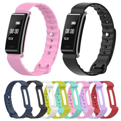 Silicone Watch Band for Huawei Honor A2(Purple) by buy2fix