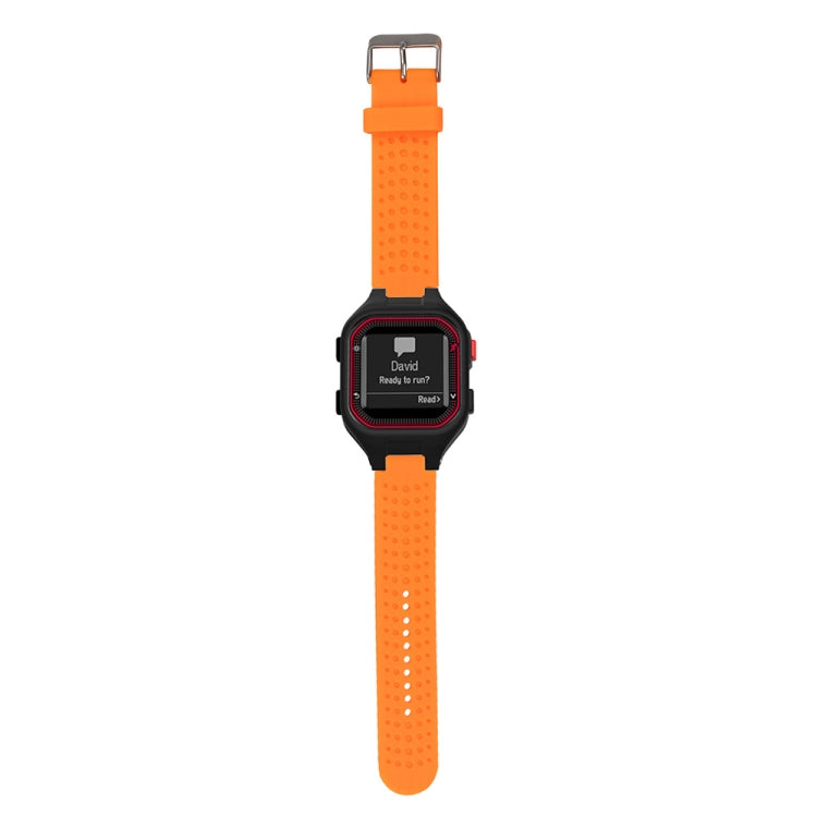 Male Adjustable Watch Band for Garmin Forerunner 25(Orange) - Watch Bands by buy2fix | Online Shopping UK | buy2fix