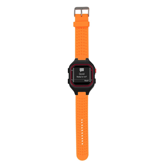 Male Adjustable Watch Band for Garmin Forerunner 25(Orange) - Watch Bands by buy2fix | Online Shopping UK | buy2fix