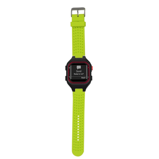 Male Adjustable Watch Band for Garmin Forerunner 25(Green) - Watch Bands by buy2fix | Online Shopping UK | buy2fix