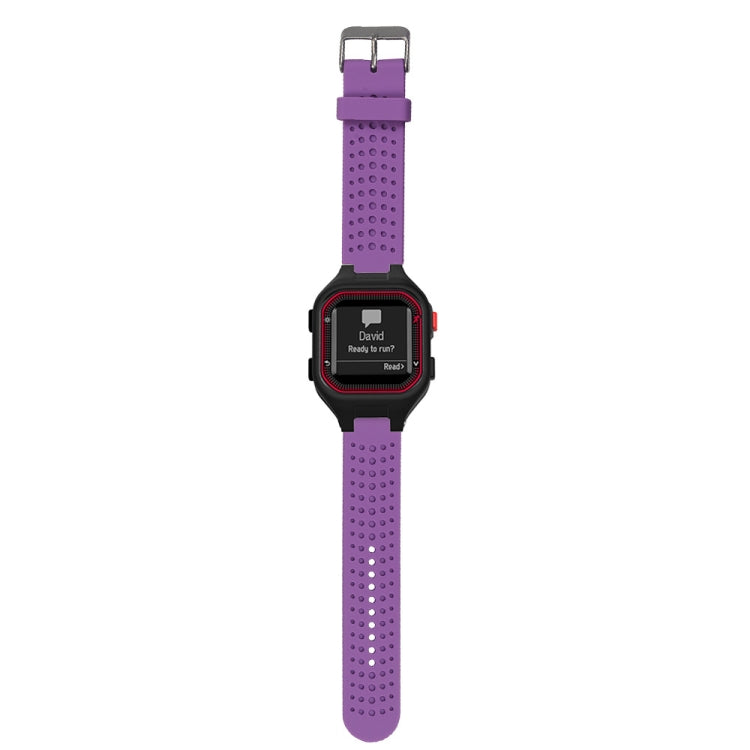 Male Adjustable Watch Band for Garmin Forerunner 25(Purple) - Watch Bands by buy2fix | Online Shopping UK | buy2fix