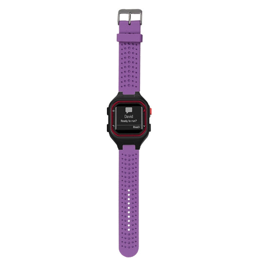 Male Adjustable Watch Band for Garmin Forerunner 25(Purple) - Watch Bands by buy2fix | Online Shopping UK | buy2fix