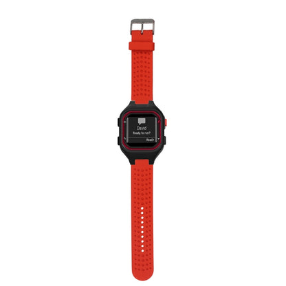 Male Adjustable Watch Band for Garmin Forerunner 25(Red) - Watch Bands by buy2fix | Online Shopping UK | buy2fix