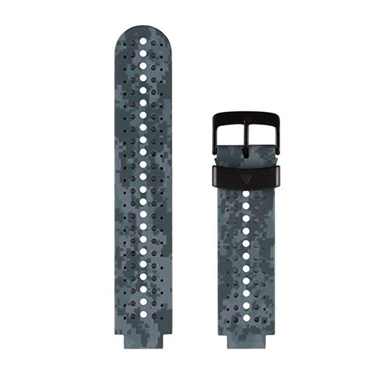 Silicone Sport Watch Band for Garmin Forerunner 235(Black Grey) - Watch Bands by buy2fix | Online Shopping UK | buy2fix