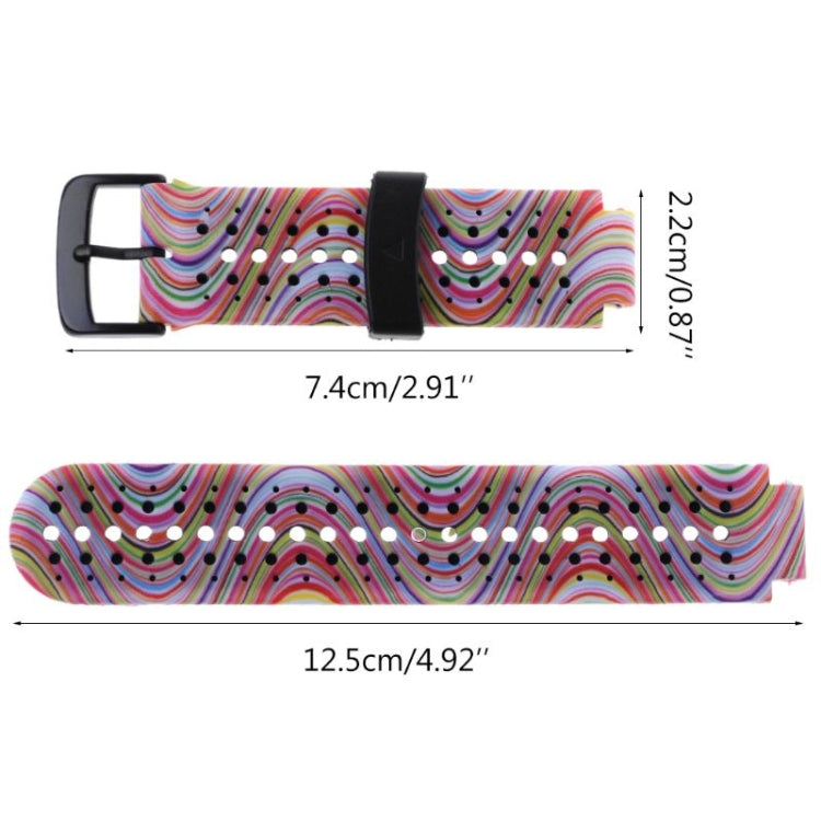 Silicone Sport Watch Band for Garmin Forerunner 235(Colour) by buy2fix