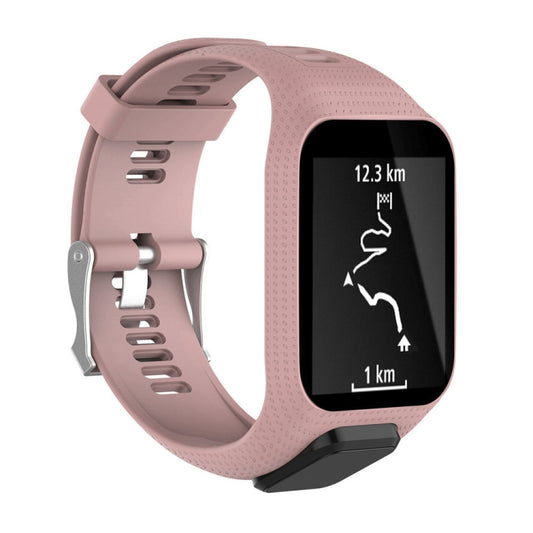 Silicone Sport Watch Band for Tomtom Runner 2/3 Series (Khaki) - Watch Bands by buy2fix | Online Shopping UK | buy2fix