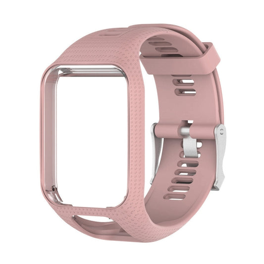 Silicone Sport Watch Band for Tomtom Runner 2/3 Series (Khaki) - Watch Bands by buy2fix | Online Shopping UK | buy2fix
