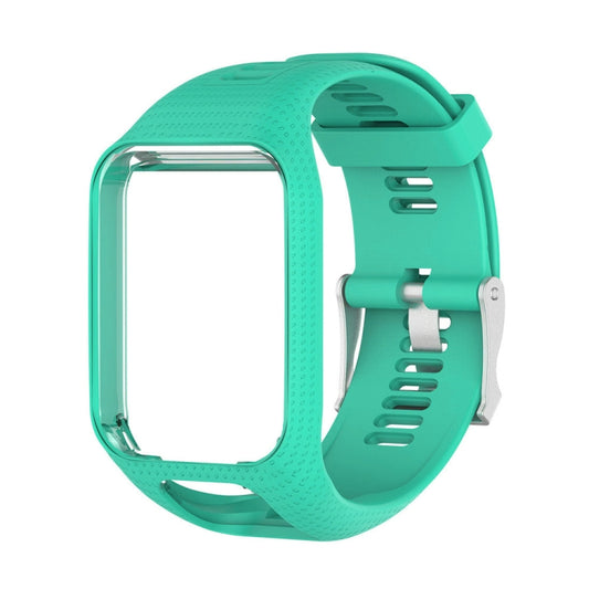 Silicone Sport Watch Band for Tomtom Runner 2/3 Series (Mint Green) - Watch Bands by buy2fix | Online Shopping UK | buy2fix