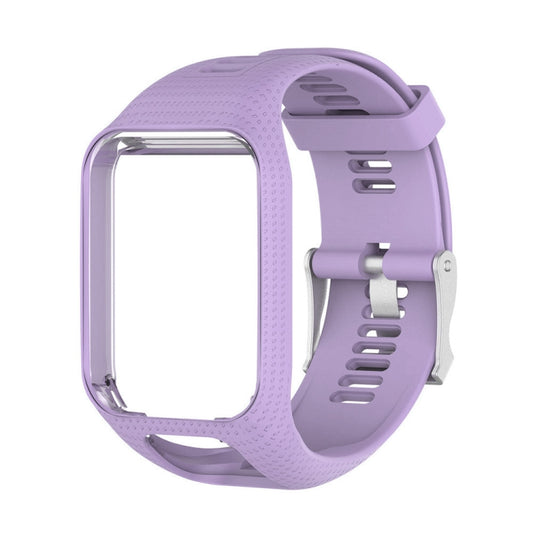Silicone Sport Watch Band for Tomtom Runner 2/3 Series (Purple) - Watch Bands by buy2fix | Online Shopping UK | buy2fix