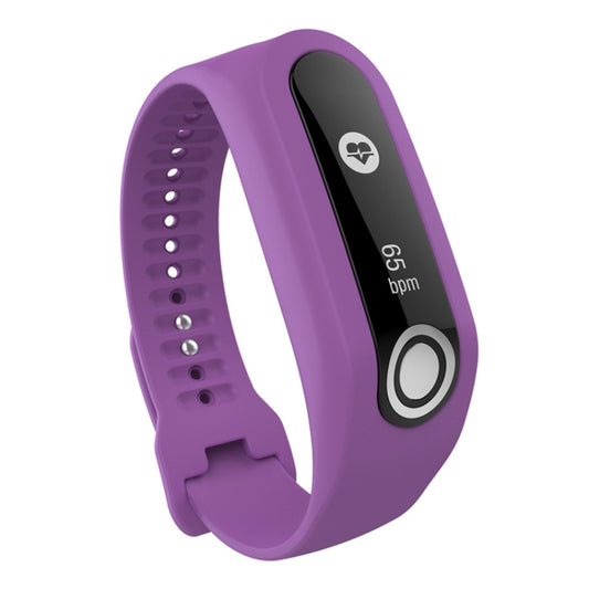Silicone Sport Watch Band for TomTom Touch(Purple) - Watch Bands by buy2fix | Online Shopping UK | buy2fix