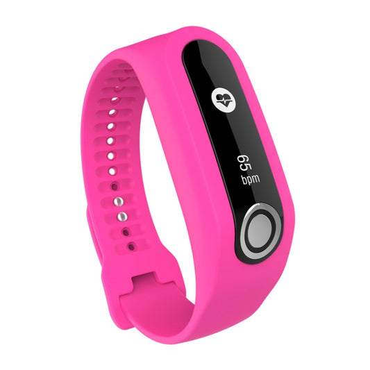 Silicone Sport Watch Band for TomTom Touch(Rose Red) - Watch Bands by buy2fix | Online Shopping UK | buy2fix