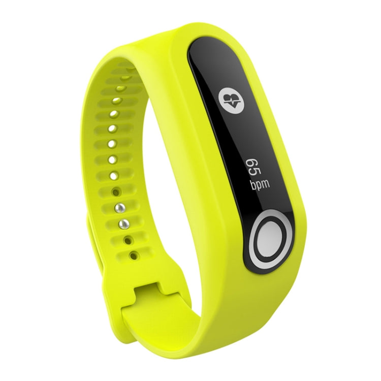 Silicone Sport Watch Band for TomTom Touch(Yellow) - Watch Bands by buy2fix | Online Shopping UK | buy2fix