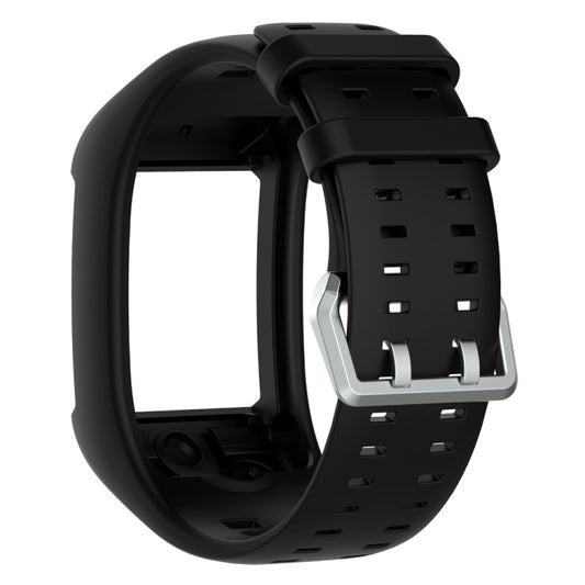 Silicone Sport Watch Band for POLAR M600(Black) -  by buy2fix | Online Shopping UK | buy2fix