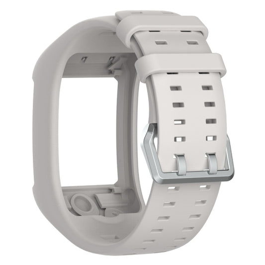 Silicone Sport Watch Band for POLAR M600(Light Grey) -  by buy2fix | Online Shopping UK | buy2fix