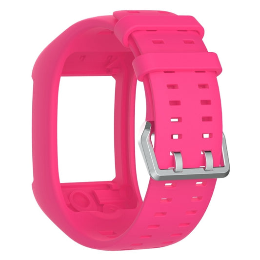 Silicone Sport Watch Band for POLAR M600(Rose Red) -  by buy2fix | Online Shopping UK | buy2fix