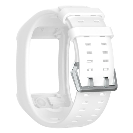 Silicone Sport Watch Band for POLAR M600(White) -  by buy2fix | Online Shopping UK | buy2fix