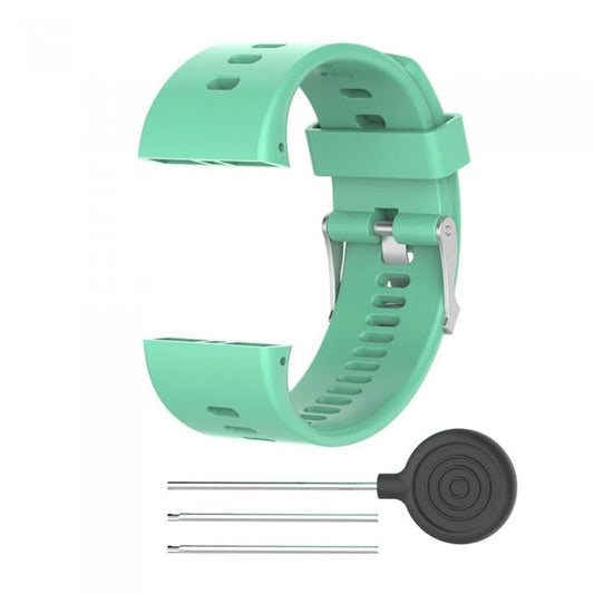 Silicone Sport Watch Band for POLAR V800(Mint Green) -  by buy2fix | Online Shopping UK | buy2fix