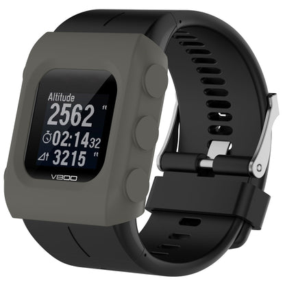 Solid Color Silicone Watch Protective Case for POLAR V800(Grey) -  by buy2fix | Online Shopping UK | buy2fix