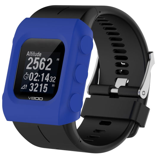 Solid Color Silicone Watch Protective Case for POLAR V800(Blue) -  by buy2fix | Online Shopping UK | buy2fix