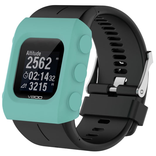Solid Color Silicone Watch Protective Case for POLAR V800(Mint Green) -  by buy2fix | Online Shopping UK | buy2fix