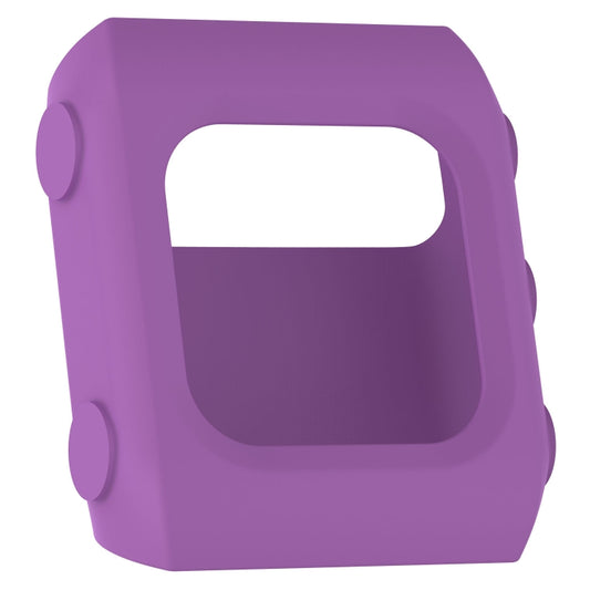 Solid Color Silicone Watch Protective Case for POLAR V800(Purple) -  by buy2fix | Online Shopping UK | buy2fix