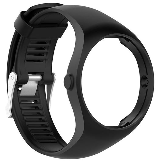 Silicone Sport Watch Band for POLAR M200(Black) -  by buy2fix | Online Shopping UK | buy2fix