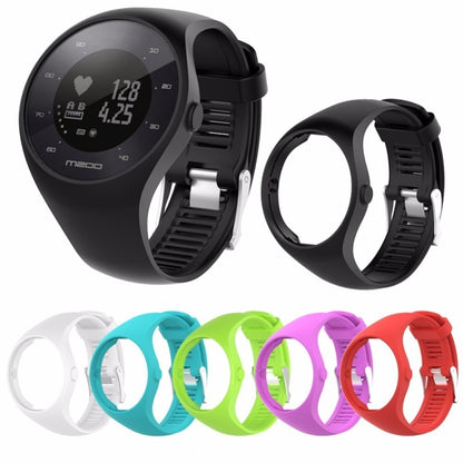 Silicone Sport Watch Band for POLAR M200(Green) -  by buy2fix | Online Shopping UK | buy2fix